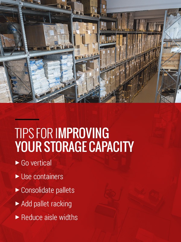 Improve Warehouse Storage Space and Max Inventory Capacity