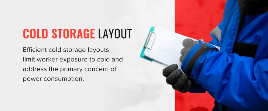 Efficient Cold Storage Warehouse Layout