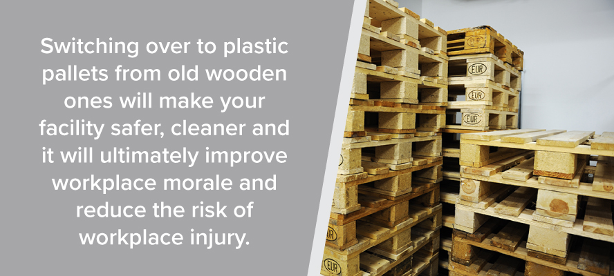 Reduce Risk of Workplace Injury with Plastic Pallets | Cherry's Industrial Equipment